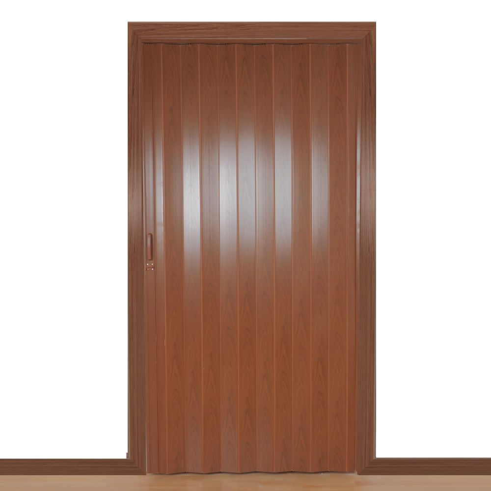 puerta plegable pvc marrón vitesse 80cm